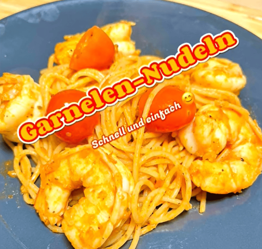 Mehr über den Artikel erfahren Garnelennudeln